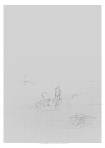 4 HACIA EL MAR Ciclos Dibujo A-3 B-W #01